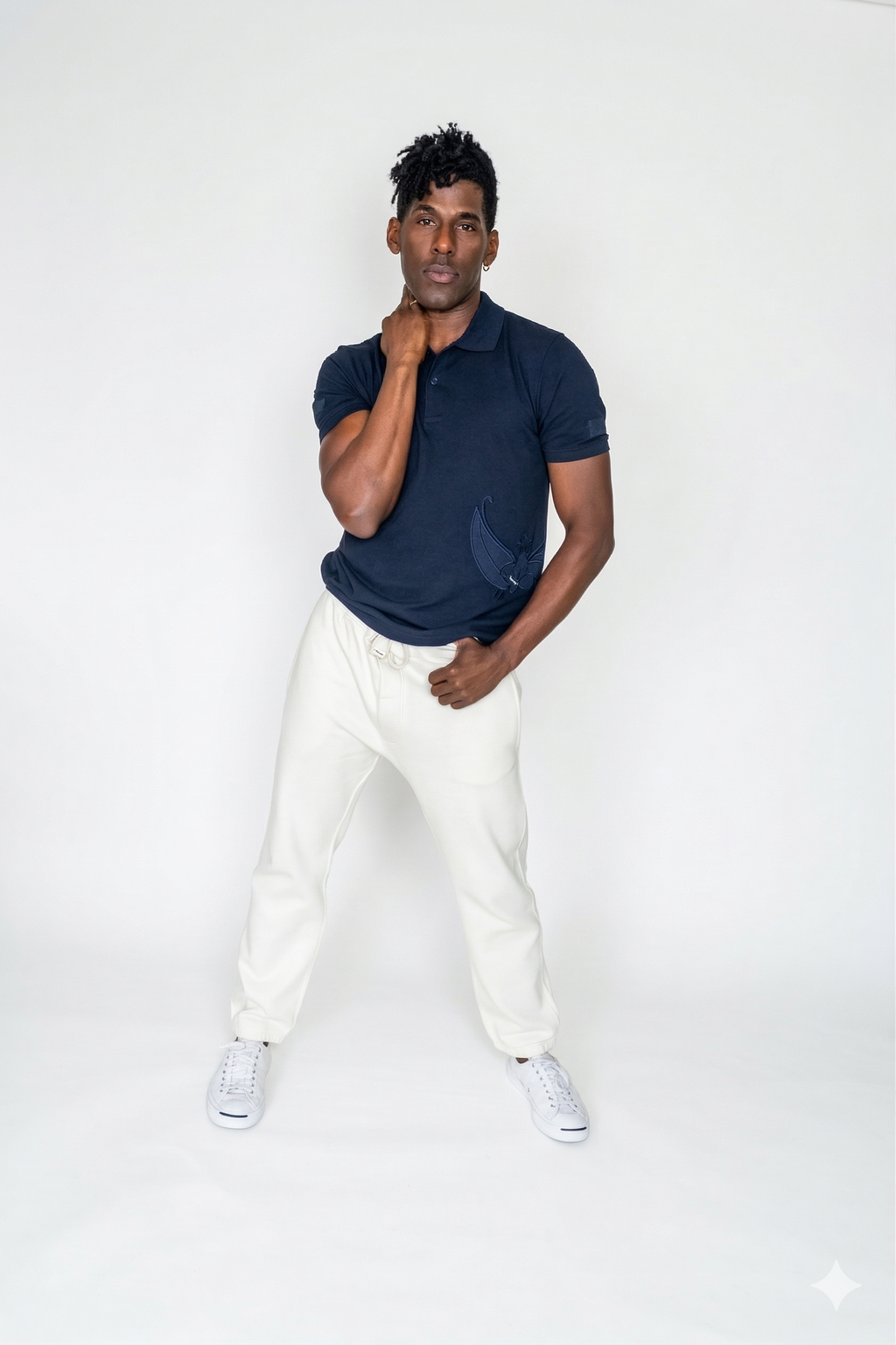 Men's Polo — Monochromatic