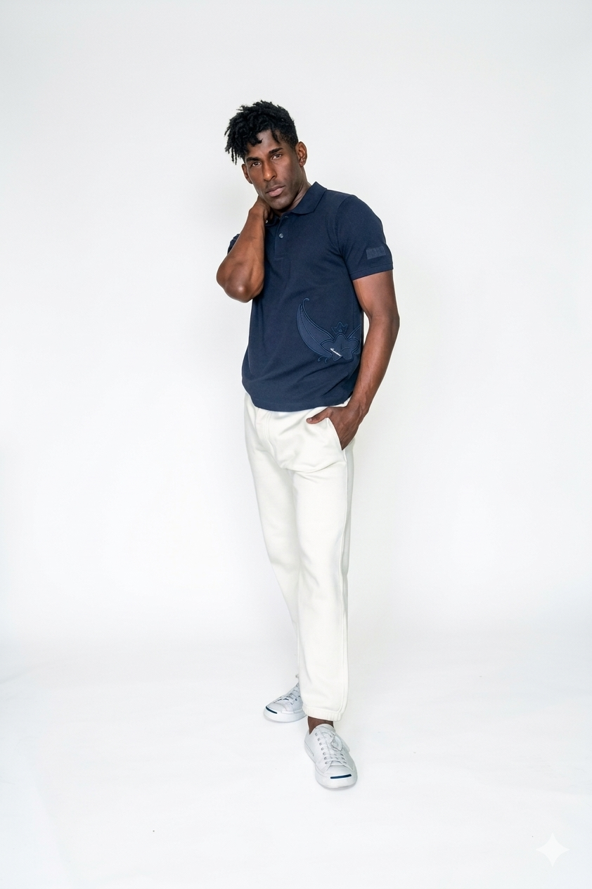 Men's Polo — Monochromatic